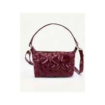Nura Collection Nova Yıldız Desen Kadın El Ve Omuz Çantası - Bordo - 894634557 Bordo