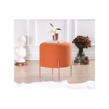 Lorencehome Copper Puf - Turuncu / Lorencehome