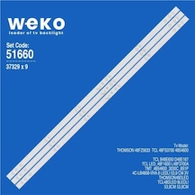 Wkset-6660 37329x9 Tmt 48s4600 3030c 8s1p 4c-lb4808-vha 9 Adet Led Bar Tvnizi Açıp İçindeki Led Barla Birebir Aynısı Olduğunu Görmeden Almayınız. Sonrasında İade Almamaktayız. Çok Renkli