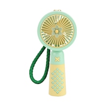 Mini Vantilatör Şarjlı Mini Fan 500 Mah Yüksek Fan Gücü Tutmalı Deri Anahtarlıklı Fan Mini Vantilatö