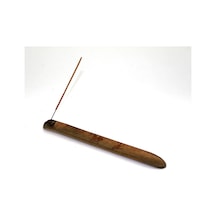 1 Adet Ahşap Kayık Tütsülük No:5 30 Cm Boy, Tütsü Tutucu, Tütsü Teknesi, Incense Holder