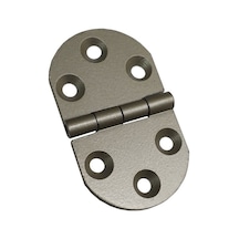 20 Adet Alüminyum Oval Menteşe 40x69 Mm - Yönsüz, Şık, Hafif Ve Dayanıklı Dolap, Pano, Kapak Menteşesi Hmngoxxt Diğer