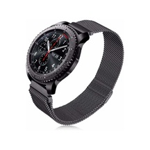 Gear S3 22mm Uyumlu Krd-12 Metal Zore Kordon-gri