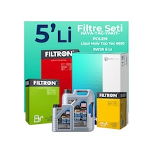 Filtron Mercedes Glc220 Dizel Filtre Bakım Seti Liqui Moly Motor Yağlı (2023-2025) 5 Li -