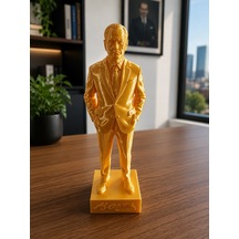Çalışma Masası Aksesuarı Olarak 15 Cm Atatürk Heykeli Dekoratif 3d Baskı Hediyelik