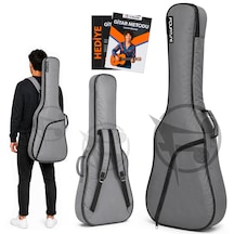 Fourtune Luca Gri Klasik Gitar Çantası Gigbag Kalın Soft Case