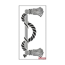 Border Desen Stencil Şablon 15X30 Br-029