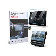 Tesla Model Y Juniper Parmak İzi Önleyici Nano Ekran Koruyucu Ön Ve Yolcu Ekranı İçin 2in1 Ön 15,4"/
