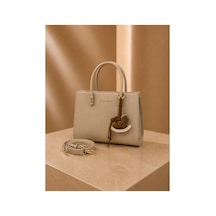 Just Polo Kadın Farmuarlı İthal Kalite Premium Şık Ve Zarif El & Omuz Çantası Ebat : 20 X 18 Cm Vizon