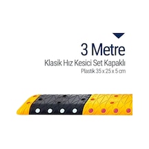 Klasik Hız Kesici Set Kapaklı Plastik. Yol Kasisi 3 M N11.467