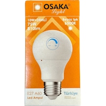 10w 75w 6500k Beyaz Işık E27 Duylu Dim Edilebilir Led Ampul Tekli Beyaz Işık E27 Led Ampul 0 - 2