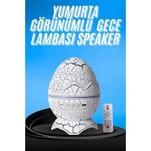 Dinozor Yumurtası Görünümlü Gece Lambası 7 Renkli Işık Diğer