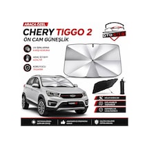 Chery Tiggo 2 Şemsiye Tip Ön Cam Güneşliği Katlanabilir Uv Korumalı Araç Cam Güneşlik