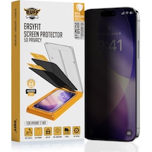 Buff Apple Uyumlu   iPhone 17 Air 5d Privacy Easyfit 2 Adet Ekran Koruyucu
