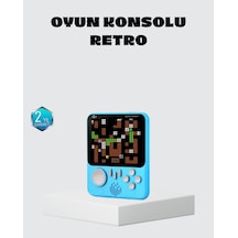 Mey İthalat 666 Oyunlu Retro Mini Oyun Konsolu 3.5" Lcd Ekran Ve Çift Kişilik Oyun
