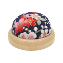 Suntek Lacivert Özel Ahşap Tabanlı Dikiş Aparatı Ile Pim Yastığı İğne Girişi