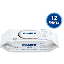 Confy Premium Islak Mendil Soft Care 70 Adet X 12 Paket 840 Yaprak