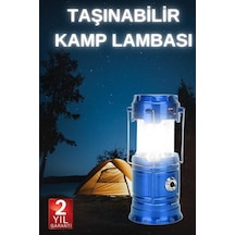 Zengemtx Büyük Boy Güneş Enerjili Kamp Feneri Işıldak Lamba Usb Şarjlı