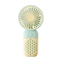 Mini El Tipi Vantilatör. 6.3x4.4x12.8cm Sarı