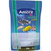 Cichlid Green Granules Malawi Bitkisel 860 g Spirulina Balık Yemi