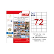 Tanex Tw-2172 Laser Etiketi 35 X 23 MM