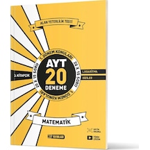 Hız Yayınları Ayt Matematik 20'li İlk Dönem Deneme 3 Kitap Logaritma Diziler