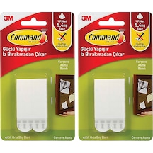 3m 17201 Command Orta Boy Cırt Bant 2 Paket