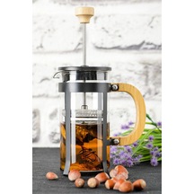 Lüx Cam 350 Ml French Press Siyah Asorti