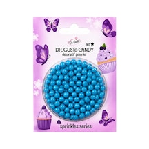 Dr. Gusto 4 Mm Candy Mavi Boncuk Pasta Süsleme Şekeri
