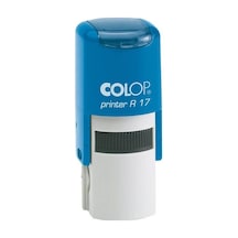 Colop R17 Yuvarlak Mavi Kasa Mavi Keçe - 17 MM