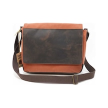 Dark Cotton Boıse Computer Bag Omuz Çantası Kiremit