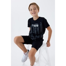 U.s. Polo Assn. Erkek Çocuk Siyah Bermuda Takım Us2429-c-v2 Siyah