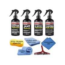 Mertox Oto Temizlik ve Bakım Seti Motor Jant İç Detay ve Torpido