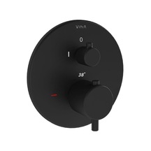 VitrA A4267236 Origin Ankastre Termostatik Duş Bataryası Siyah