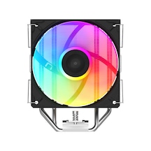 Sama A40l, Black, 1x120mm Argb Fan, Kule Tipi Hava Soğutma, 4 Adet Gelişmiş Kompozit Isı Borusu, Cpu Fan Amd Ve Intel Tüm İşlemciler İle Uyumlu