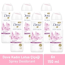 Dove Nemlendirici Bakım Sırları Dogma Lotus Kadın Sprey Deodorant 6 x 150 ML