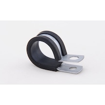 Tesisat Kelepçesi 10 MM Lastikli