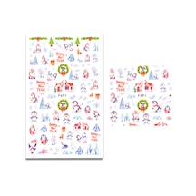 Mufunye Halloween Tırnak Sticker Seti - Dıy Tırnak Sanatı Aksesuarı, Ev Ve Salonu İçin, Çeşitli Desenler, Kolay Uygulama, Multirenkli Kağıt Malzeme