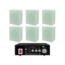 Luxury,eco Seri 6 Hoparlör 1 Anfi, Masaj Salonu Ses Sistemi, Spa Ses Sistemi, Hafif Müzik Ve Anons Ses Sistemi