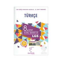 8.Sınıf LGS Türkçe Soru Bankası- Karekök Eğitim Yayın