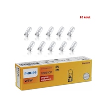 10 Adet 12v 5w Standart T10 Park Ampulu W5w