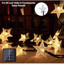 7m 50 Led Yıldız 8 Fonksiyonlu Solar Panelli-gün Işığı Çok Renkli 75440634