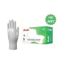 Beybi Muayene Eldiveni 100 Adet Lateks Pudralı