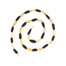 Yetişkin Damla Kehribar Kolye T5636 Çok Renkli