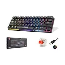 Hadron G509r Kablolu Oyuncu Mini Klavye Mekanik Red Switch Rgb Q Siyah