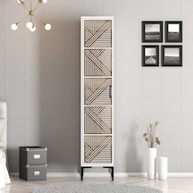 Variant Kumsal 1 Kapılı P Gardrop - Beyaz / Beyaz