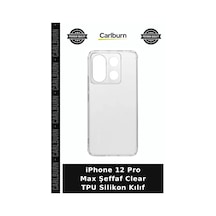 İphone 12 Pro Max Şeffaf Clear Tpu Silikon Kılıf Cihaz Kılıfı Telefon Koruma Cep Kapağı çok renkli