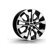Lja-g298-02 6.5x16" 5x98 Et35 58.1 Black Lip Polished 16 İnç Jant Takımı 4 Adet