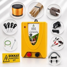 Gediz Pro 20000m2 Sensörlü Elektrikli Çit Sistemi Ahşap Kazık Dahil