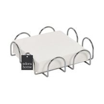 Parlak Silver 18 Cm Peçetelik Büyük Boy Peçete Standı Kafe Restoran Otel Paslanmaz Metal Gümüş